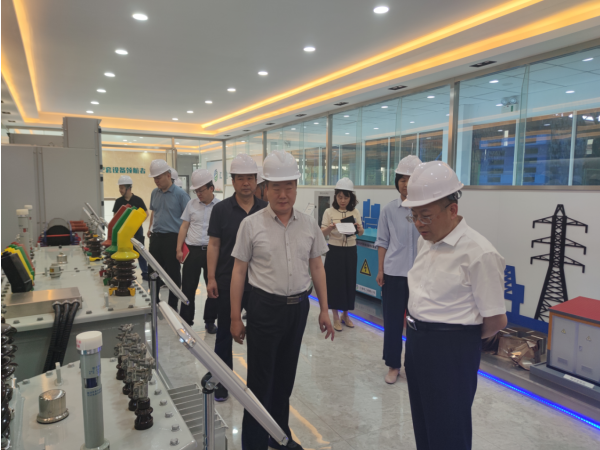 高新区党工委书记宋洪鹏,副书记姚来新一行领导到公司现场调研